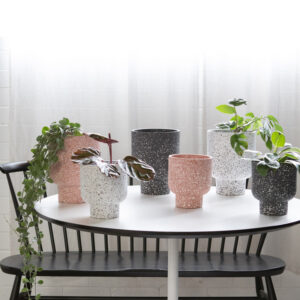 Grace Planter Pot Terrazzo Look