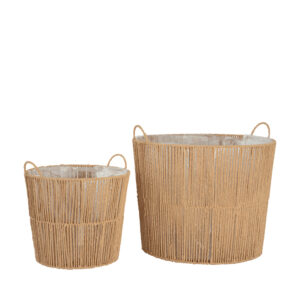 Zuri Set of 2 Woven Paper Baskets