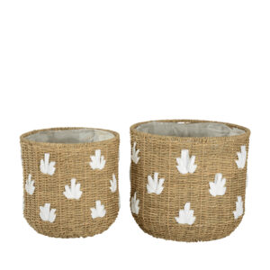 Ariel Set of 2 Seagrass Baskets