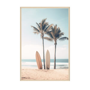 Framed Art 60x90cm Surf Boards