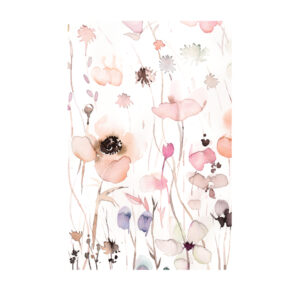 Unframed Art 60x90cm Pink Poppies