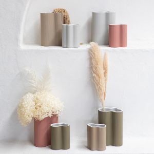 Alisa Vase Rubber Finish