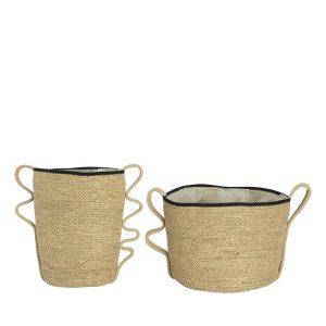 Linden Set of 2 Seagrass Baskets