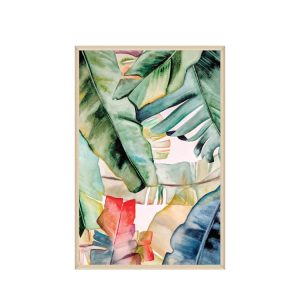 Wall Decoration 60x90cm Framed Canvas Abstract 2