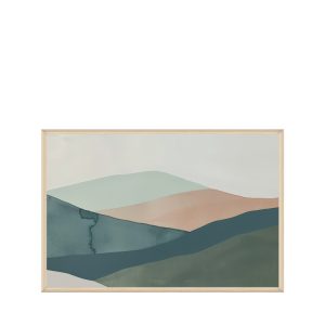 Wall Decoration 60x90cm Framed Canvas Abstract 3